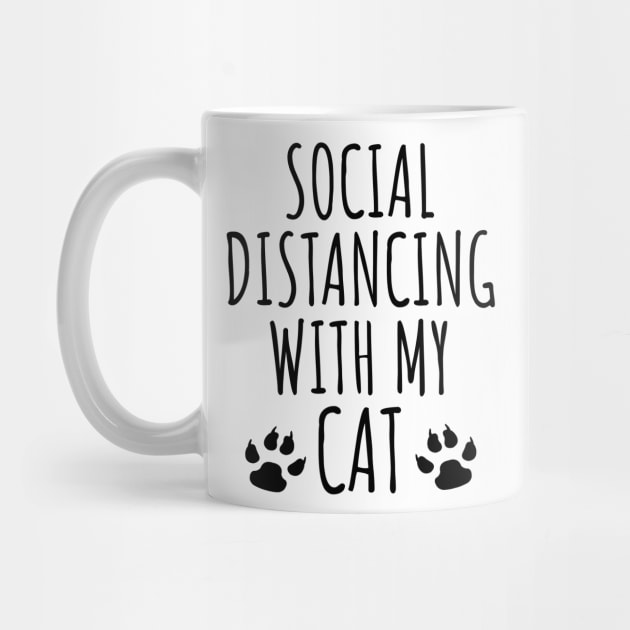 Social distancing with my cat by LunaMay